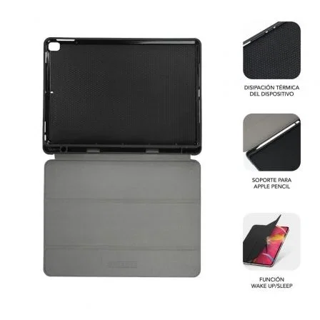 Subblim Shock Case SUBCST-5SC316 para iPad 10.ª Generación de 10,9 pulgadas, Negro